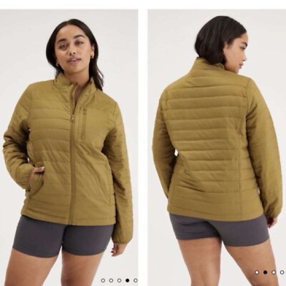Girlfriend Collective Woodstock Packable Puffer Jacket size Medium
